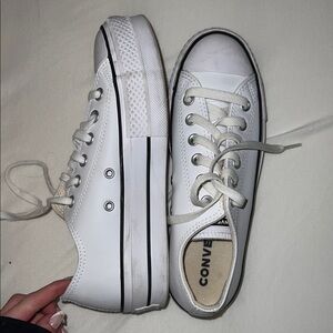 Converse White Low-Top Sneakers